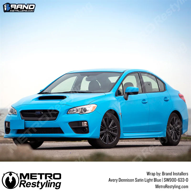 Avery Dennison SW900 Satin Light Blue Vinyl Wrap | SW900-633-O - Image 9