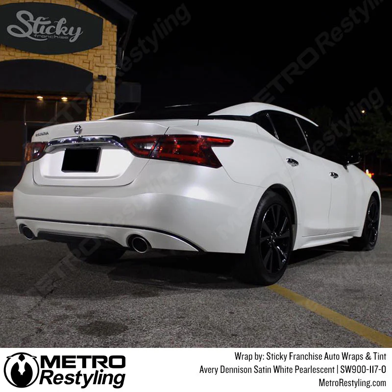 Avery Dennison SW900 Satin White Pearlescent Vinyl Wrap | SW900-117-O - Image 14