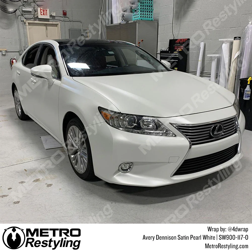 Avery Dennison SW900 Satin White Pearlescent Vinyl Wrap | SW900-117-O - Image 9