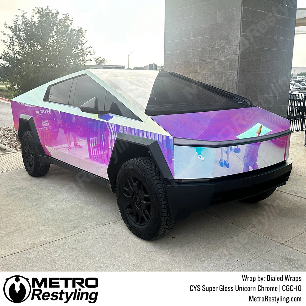 CYS Super Gloss Unicorn Chrome Vinyl Wrap | CGC-10 - Image 11