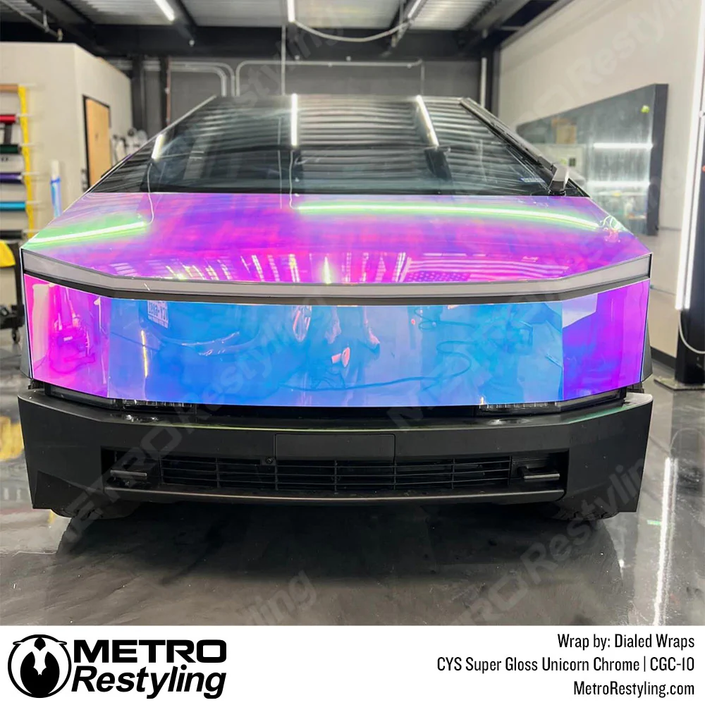 CYS Super Gloss Unicorn Chrome Vinyl Wrap | CGC-10 - Image 6
