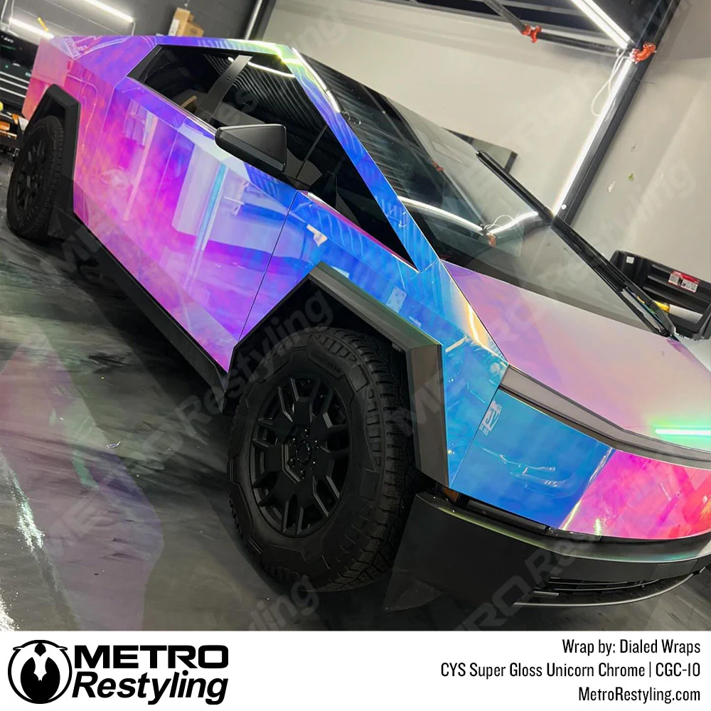 CYS Super Gloss Unicorn Chrome Vinyl Wrap | CGC-10 - Image 8