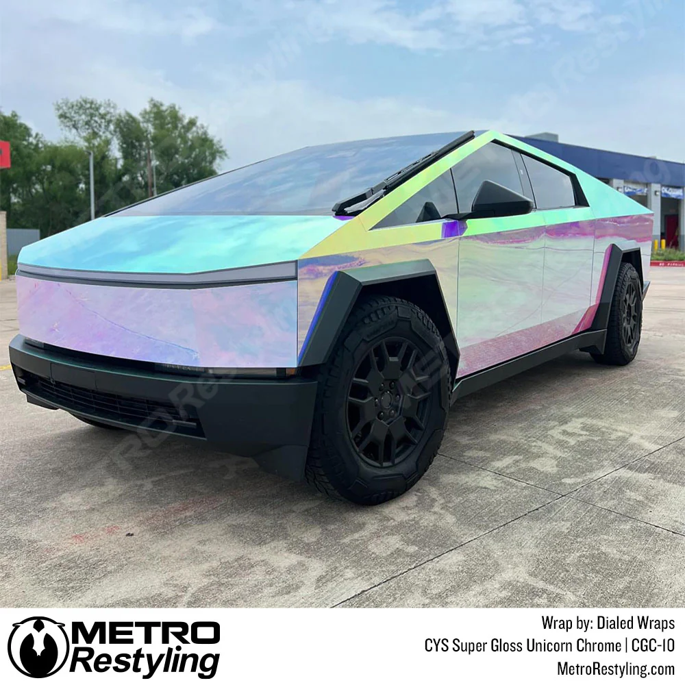 CYS Super Gloss Unicorn Chrome Vinyl Wrap | CGC-10 - Image 9