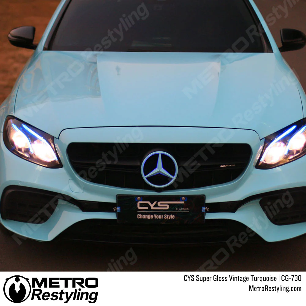 CYS Super Gloss Vintage Turquoise Vinyl Wrap | CG-730 - Image 4