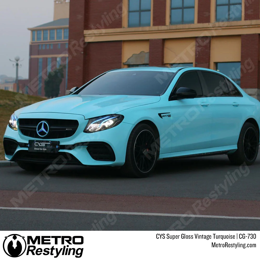 CYS Super Gloss Vintage Turquoise Vinyl Wrap | CG-730 - Image 5