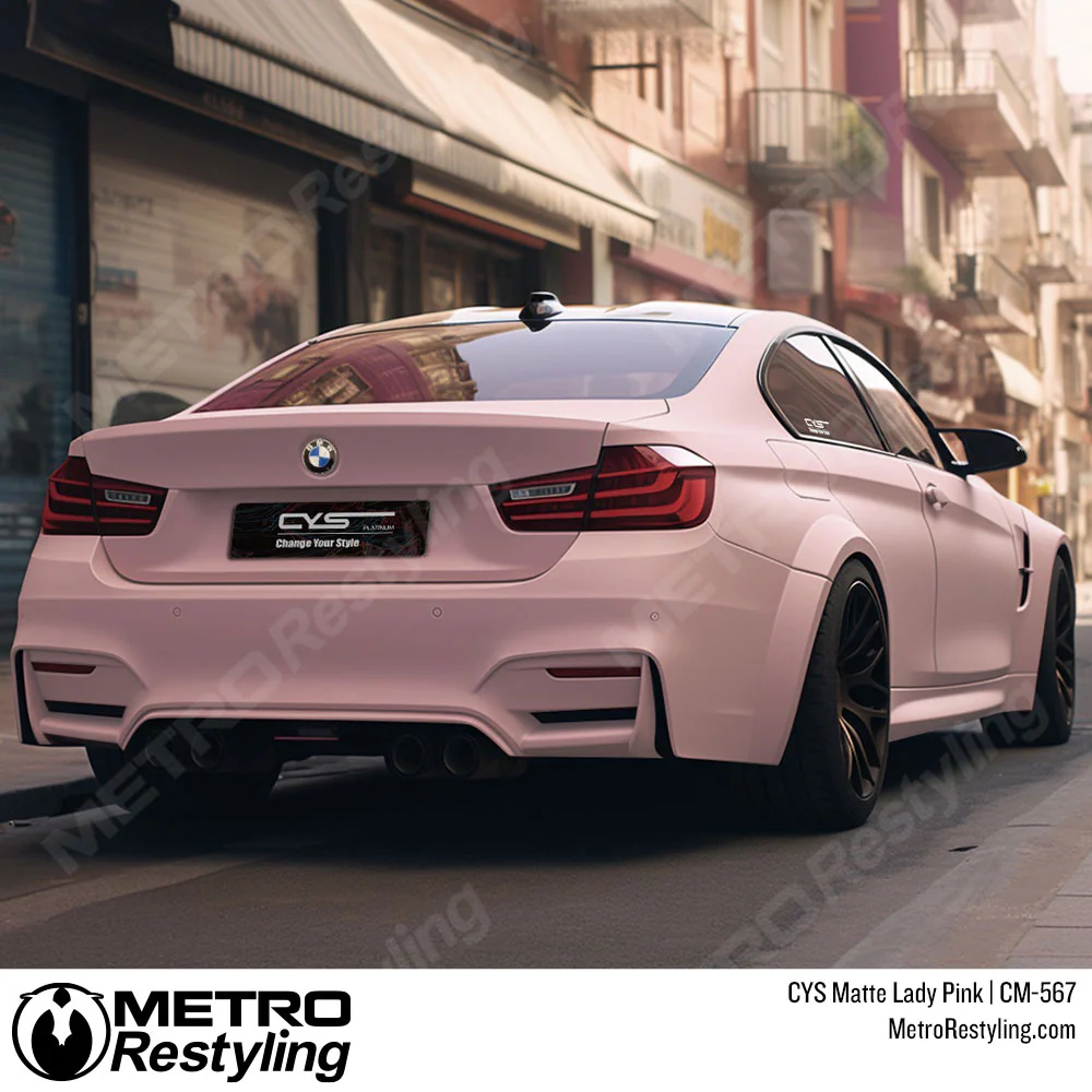 CYS Matte Lady Pink Vinyl Wrap | CM-567 - Image 4