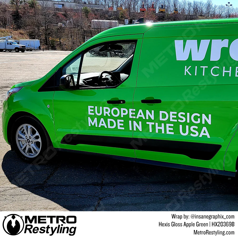 Hexis Gloss Apple Green Vinyl Wrap | HX20369B - Image 6