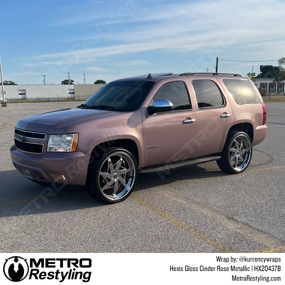 Hexis Gloss Cinder Rose Metallic Vinyl Wrap | HX20437B - Image 5