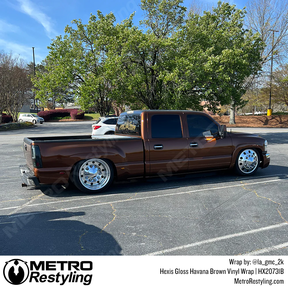 Hexis Gloss Havana Brown Vinyl Wrap | HX20731B - Image 6