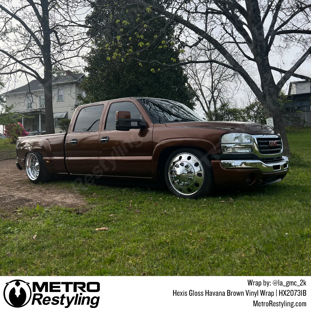 Hexis Gloss Havana Brown Vinyl Wrap | HX20731B - Image 7