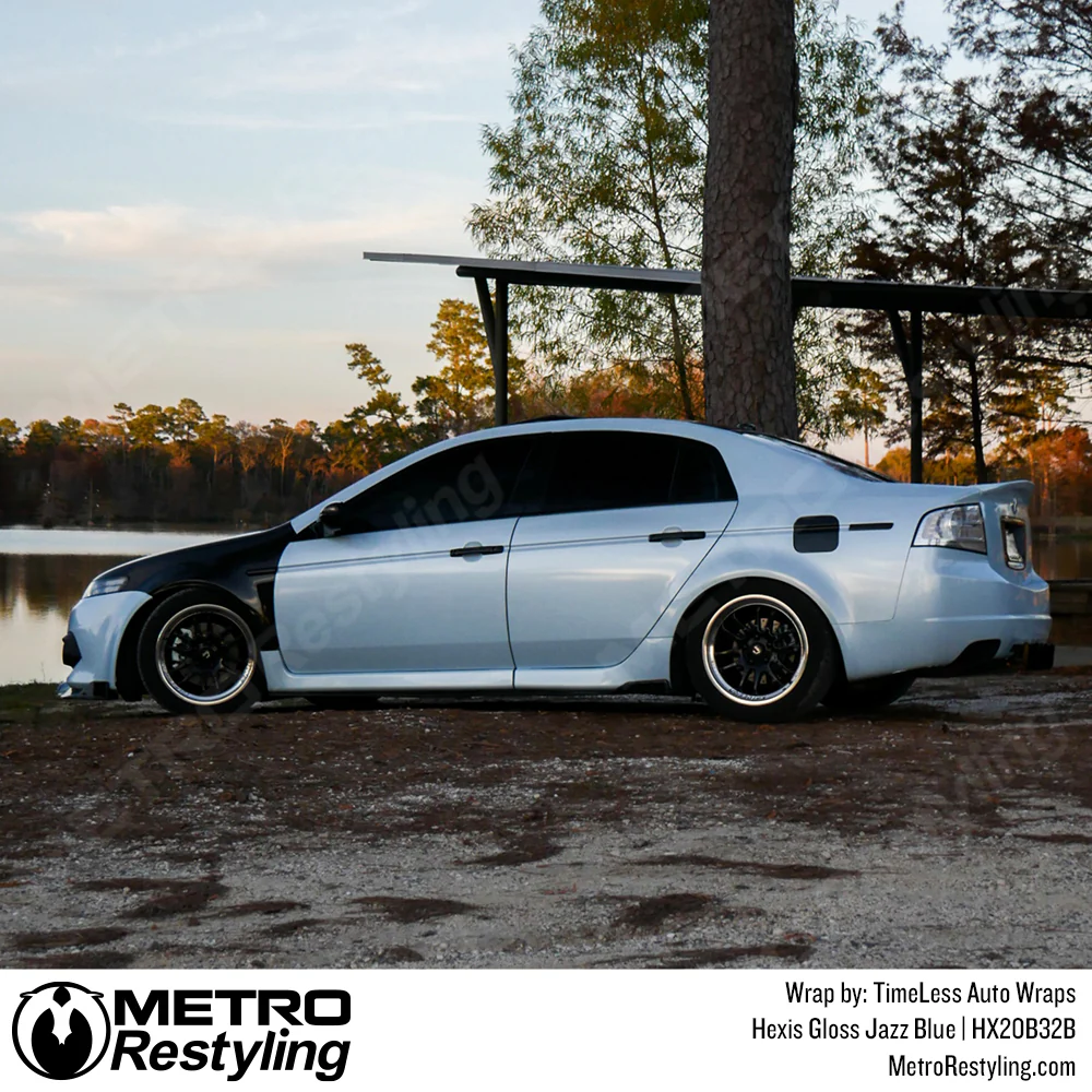 Hexis Gloss Jazz Blue Vinyl Wrap | HX20B32B - Image 6