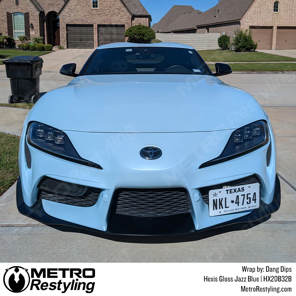 Hexis Gloss Jazz Blue Vinyl Wrap | HX20B32B - Image 8