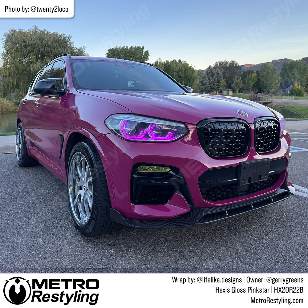 Hexis Gloss Pinkstar Vinyl Wrap | HX20R22B - Image 3