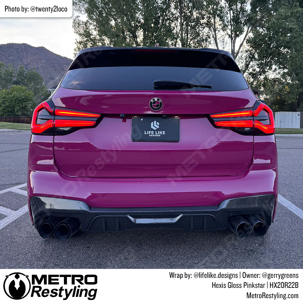 Hexis Gloss Pinkstar Vinyl Wrap | HX20R22B - Image 5