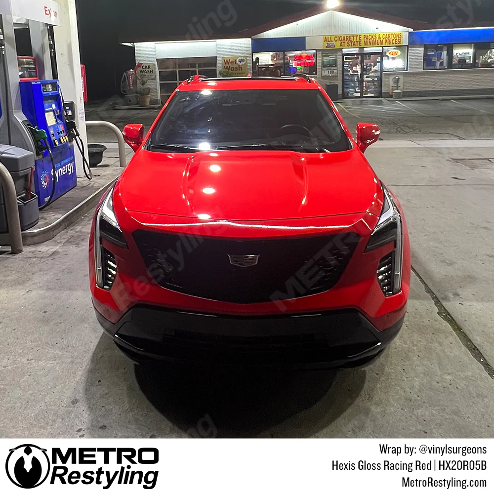 Hexis Gloss Racing Red Vinyl Wrap | HX20R05B - Image 4