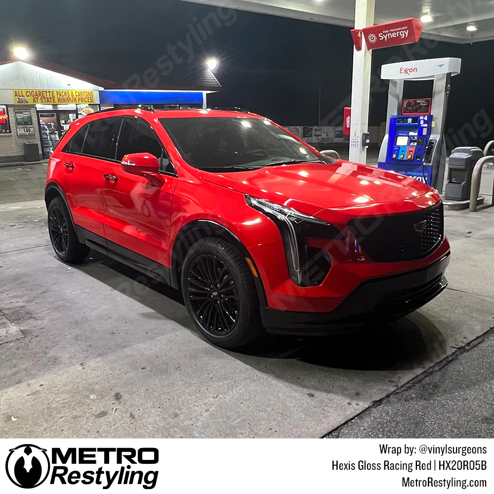 Hexis Gloss Racing Red Vinyl Wrap | HX20R05B - Image 5