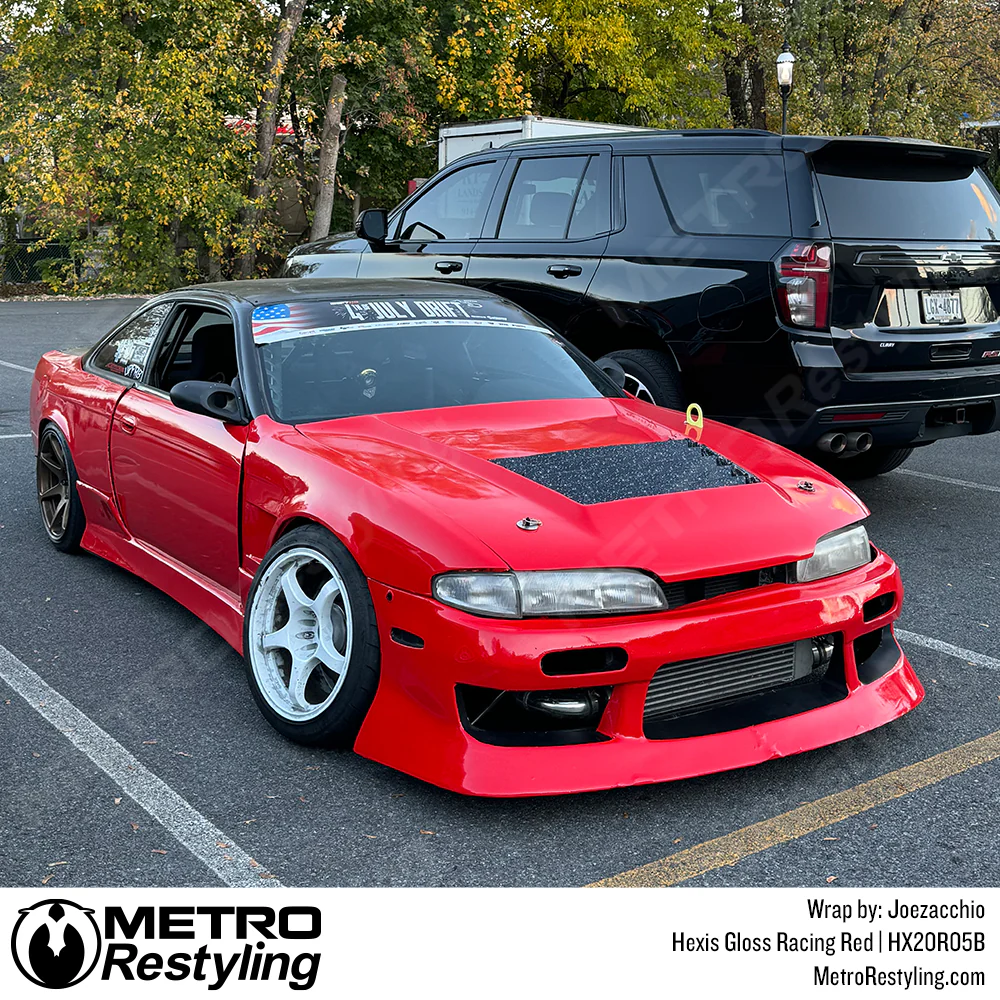 Hexis Gloss Racing Red Vinyl Wrap | HX20R05B - Image 6