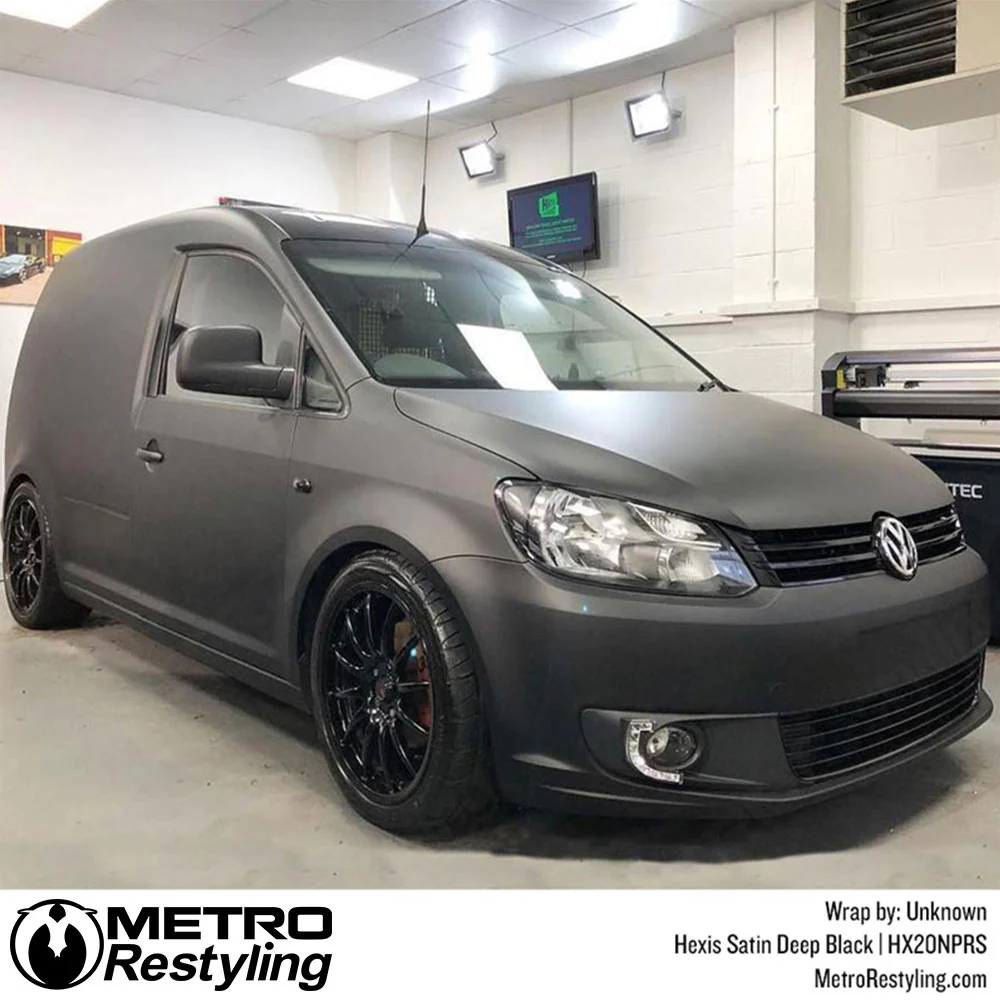 Hexis Satin Deep Black Vinyl Wrap | HX20NPRS - Image 5