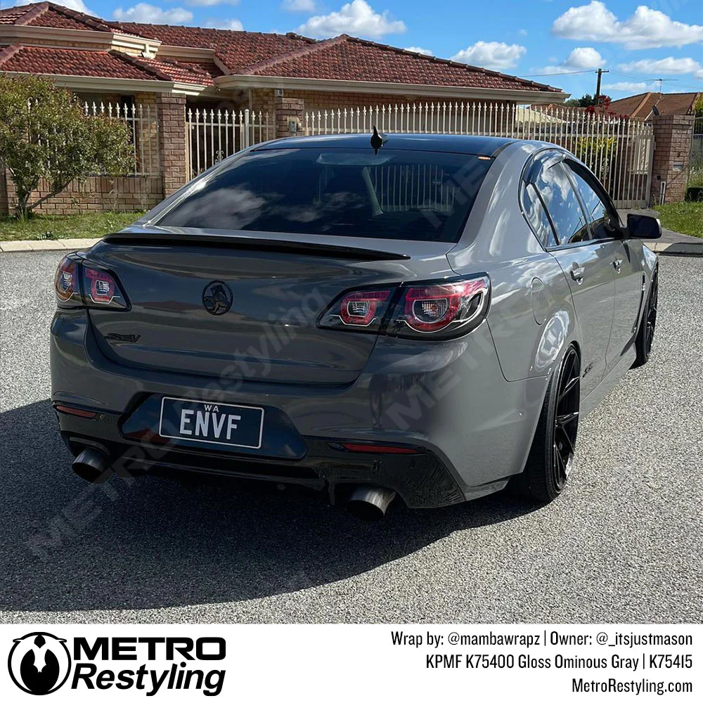 KPMF K75400 Gloss Ominous Gray Vinyl Wrap | K75415 - Image 12