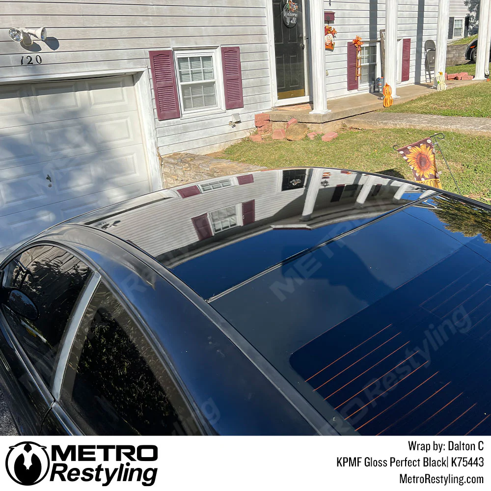 KPMF K75400 Gloss Perfect Black Vinyl Wrap | K75443 - Image 3