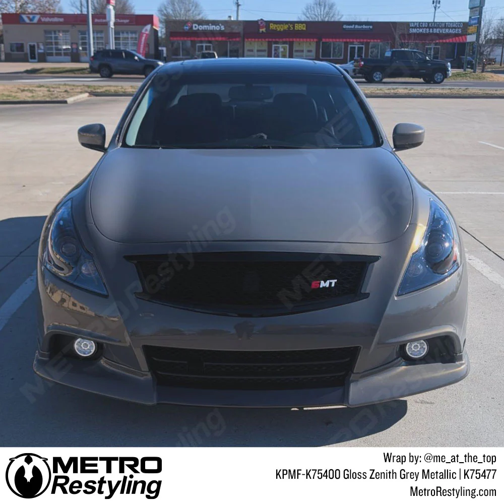 KPMF K75400 Gloss Zenith Grey Metallic Vinyl Wrap | K75477 - Image 11