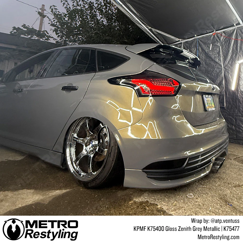 KPMF K75400 Gloss Zenith Grey Metallic Vinyl Wrap | K75477 - Image 4