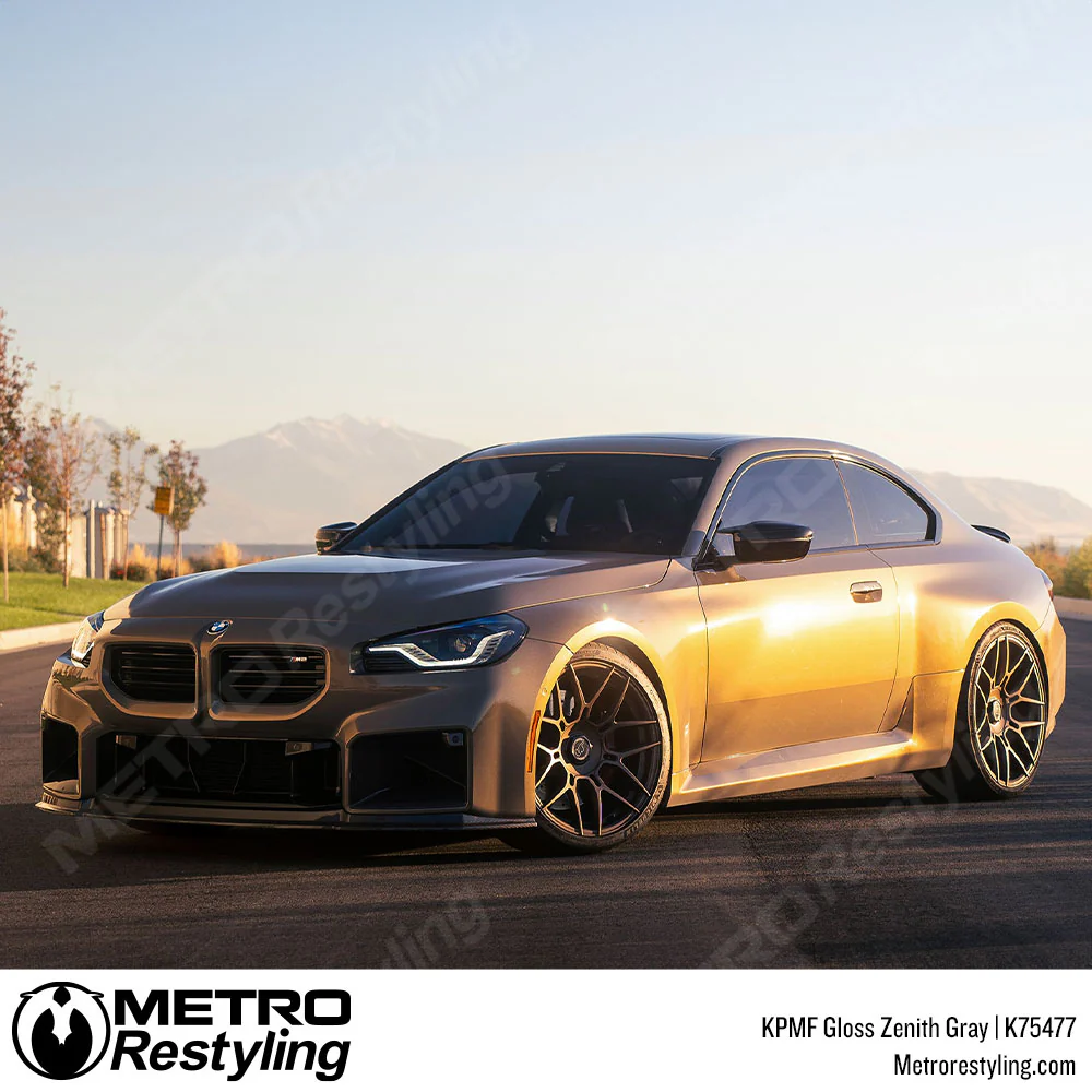 KPMF K75400 Gloss Zenith Grey Metallic Vinyl Wrap | K75477 - Image 5