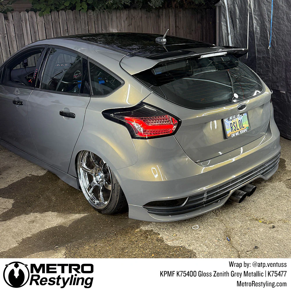 KPMF K75400 Gloss Zenith Grey Metallic Vinyl Wrap | K75477 - Image 8