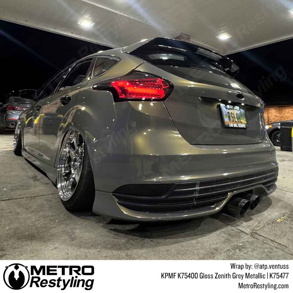 KPMF K75400 Gloss Zenith Grey Metallic Vinyl Wrap | K75477 - Image 9