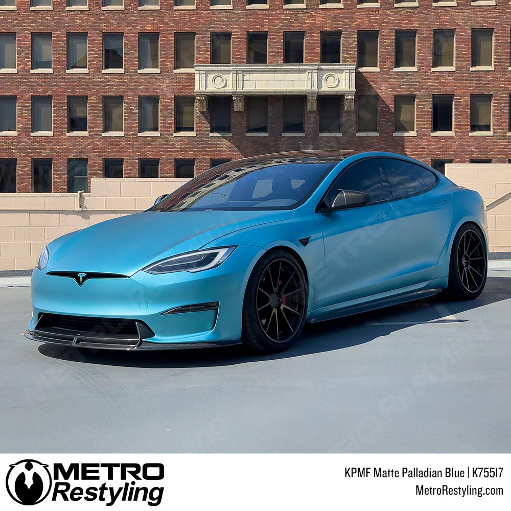 KPMF K75400 Matte Palladian Blue Vinyl Wrap | K75517 - Image 3