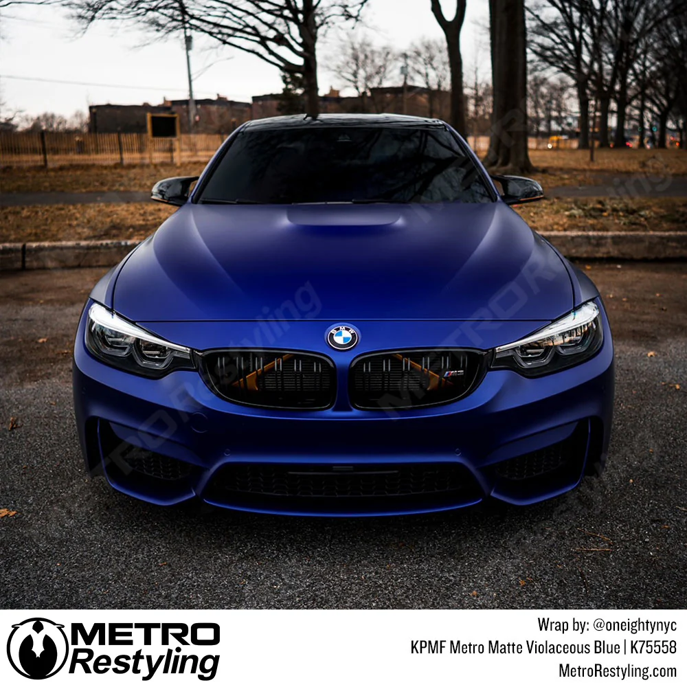 KPMF K75500 Metro Matte Violaceous Blue Vinyl Wrap | K75558 - Image 14