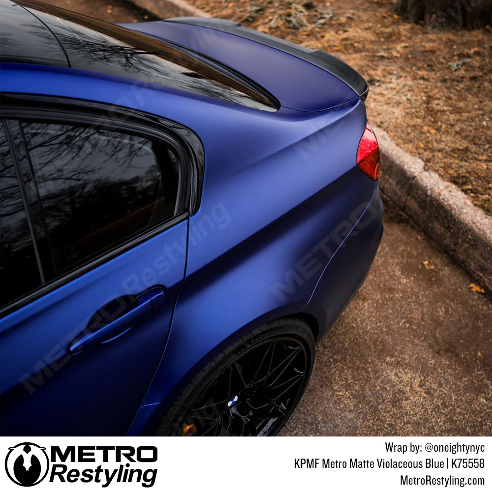 KPMF K75500 Metro Matte Violaceous Blue Vinyl Wrap | K75558 - Image 16