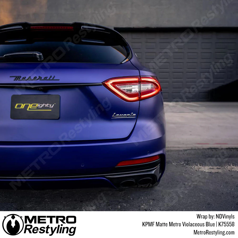 KPMF K75500 Metro Matte Violaceous Blue Vinyl Wrap | K75558 - Image 19