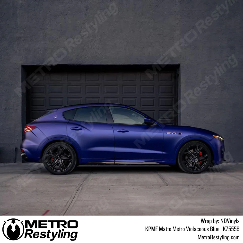 KPMF K75500 Metro Matte Violaceous Blue Vinyl Wrap | K75558 - Image 22