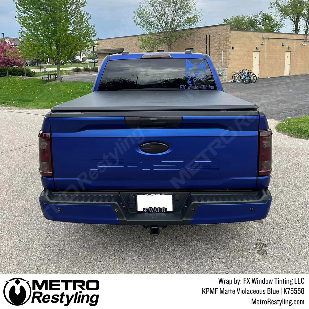 KPMF K75500 Metro Matte Violaceous Blue Vinyl Wrap | K75558 - Image 25