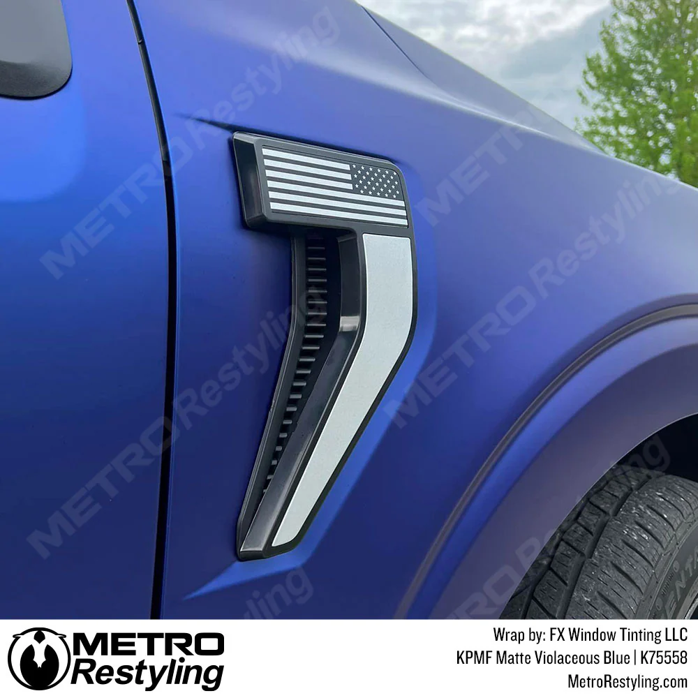 KPMF K75500 Metro Matte Violaceous Blue Vinyl Wrap | K75558 - Image 27