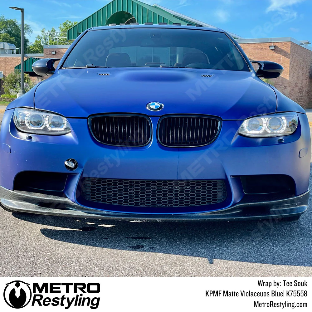 KPMF K75500 Metro Matte Violaceous Blue Vinyl Wrap | K75558 - Image 32