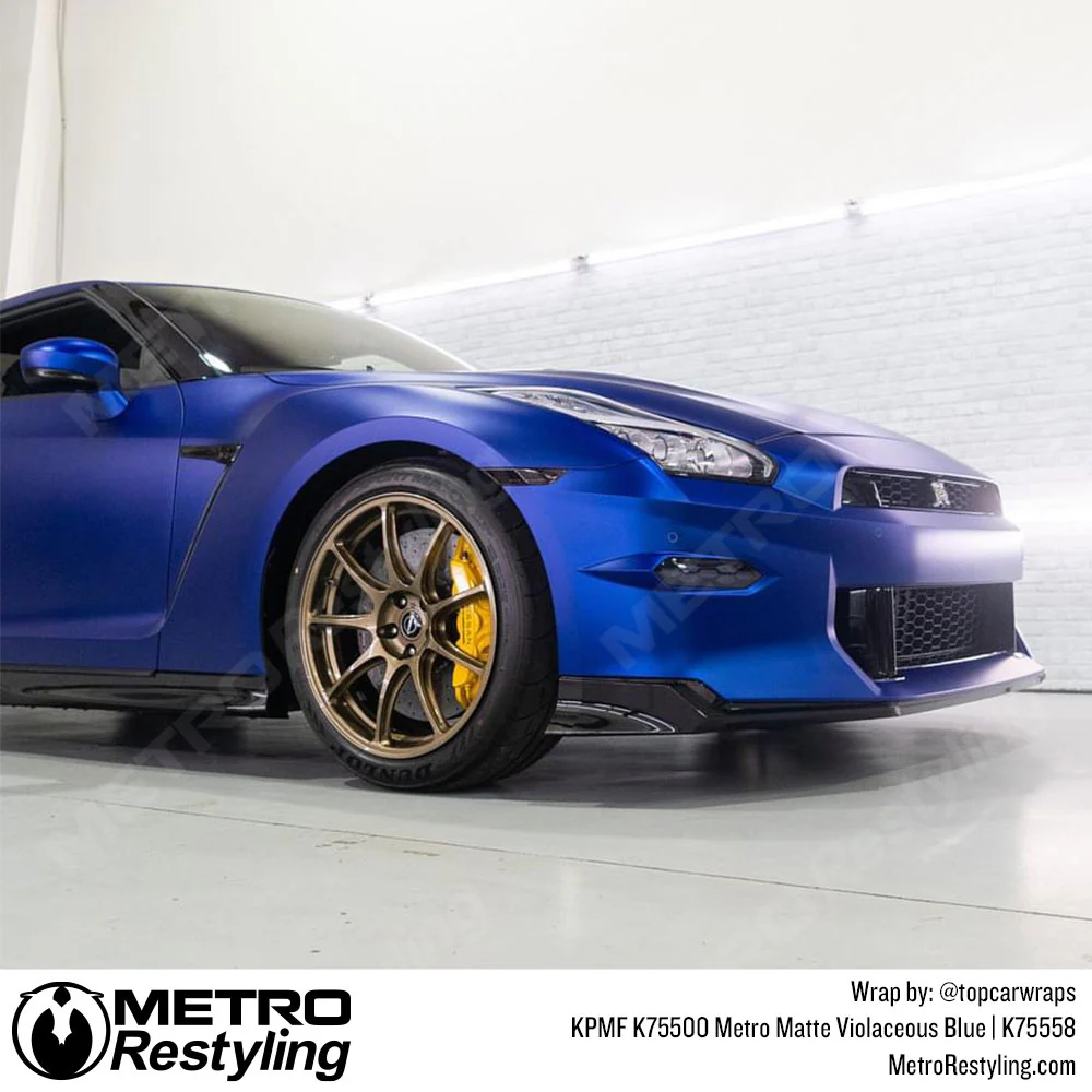 KPMF K75500 Metro Matte Violaceous Blue Vinyl Wrap | K75558 - Image 34