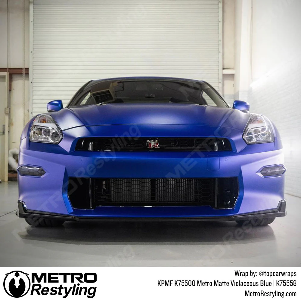 KPMF K75500 Metro Matte Violaceous Blue Vinyl Wrap | K75558 - Image 35