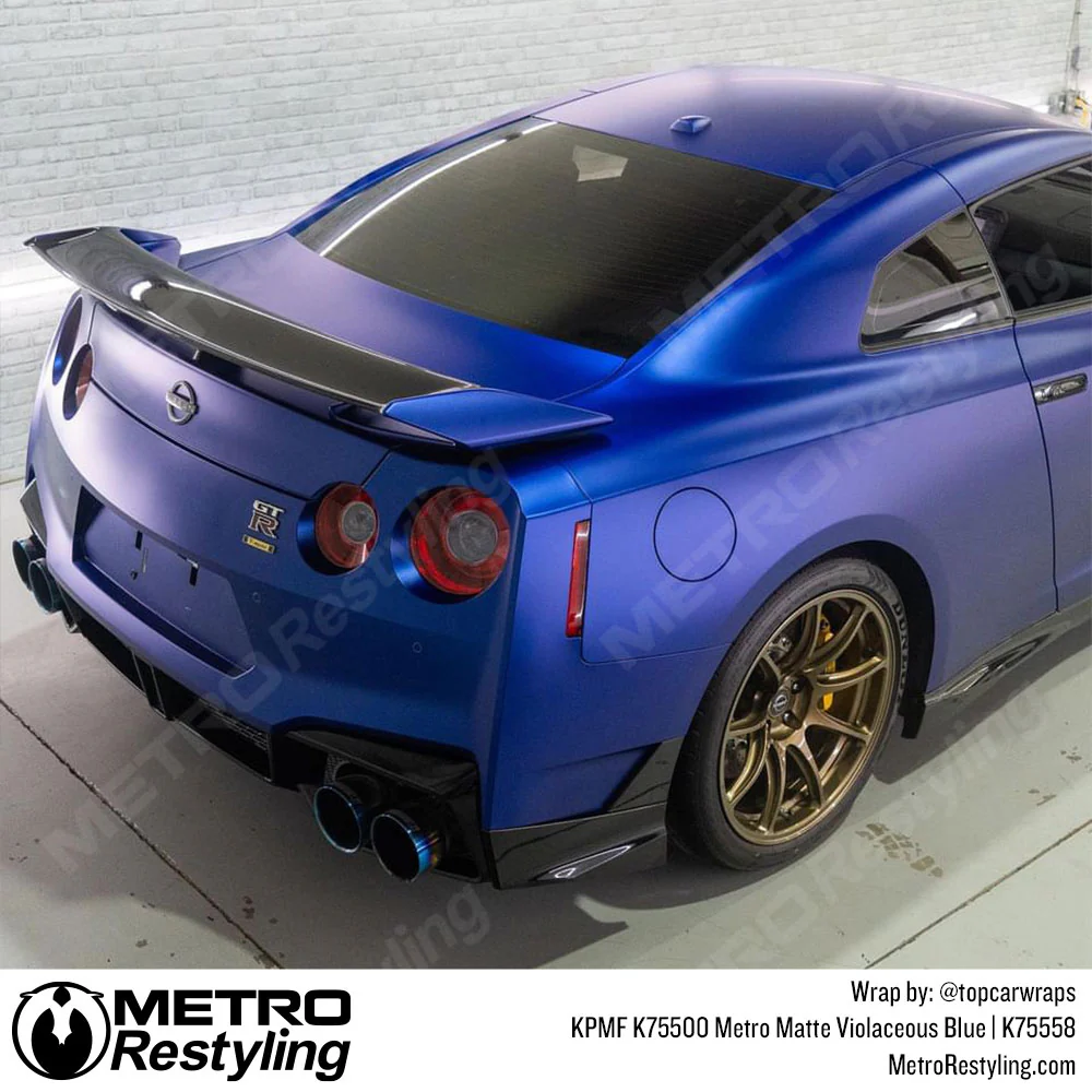 KPMF K75500 Metro Matte Violaceous Blue Vinyl Wrap | K75558 - Image 36