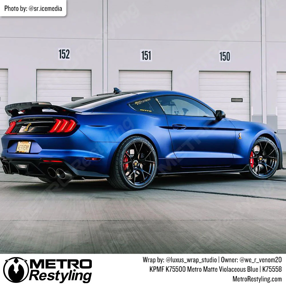 KPMF K75500 Metro Matte Violaceous Blue Vinyl Wrap | K75558 - Image 39