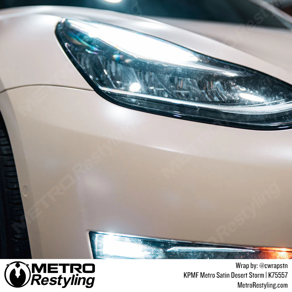 KPMF K75500 Metro Satin Desert Storm Vinyl Wrap | K75557 - Image 20