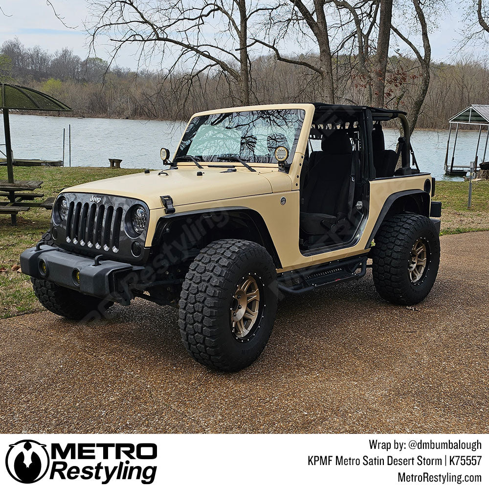 KPMF K75500 Metro Satin Desert Storm Vinyl Wrap | K75557 - Image 29