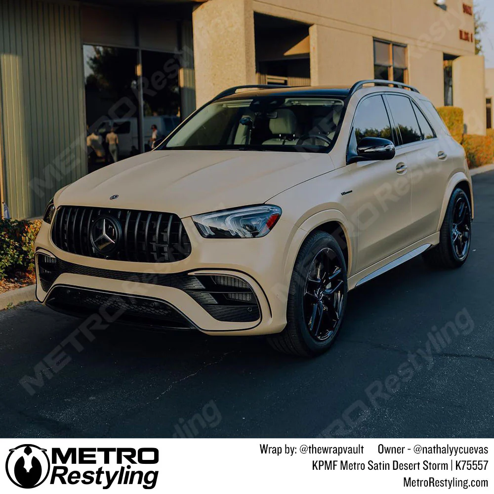 KPMF K75500 Metro Satin Desert Storm Vinyl Wrap | K75557 - Image 30