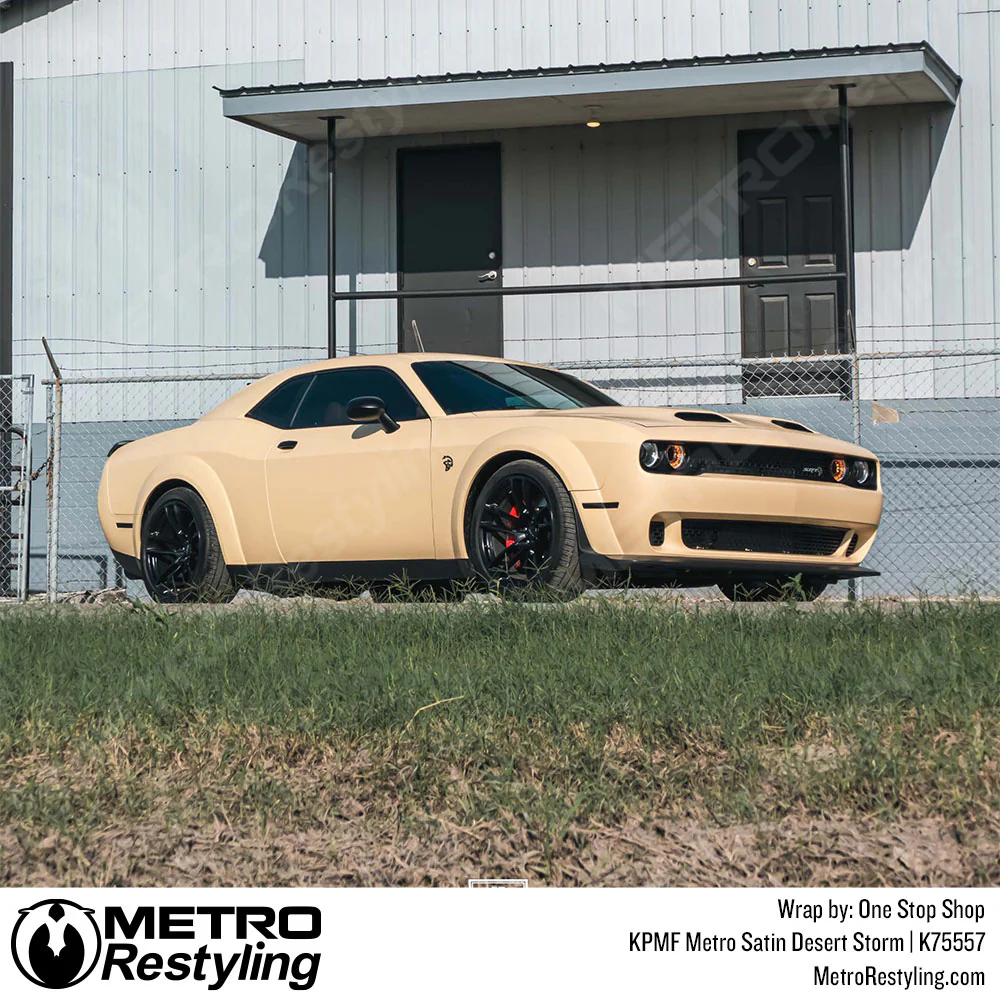 KPMF K75500 Metro Satin Desert Storm Vinyl Wrap | K75557 - Image 4