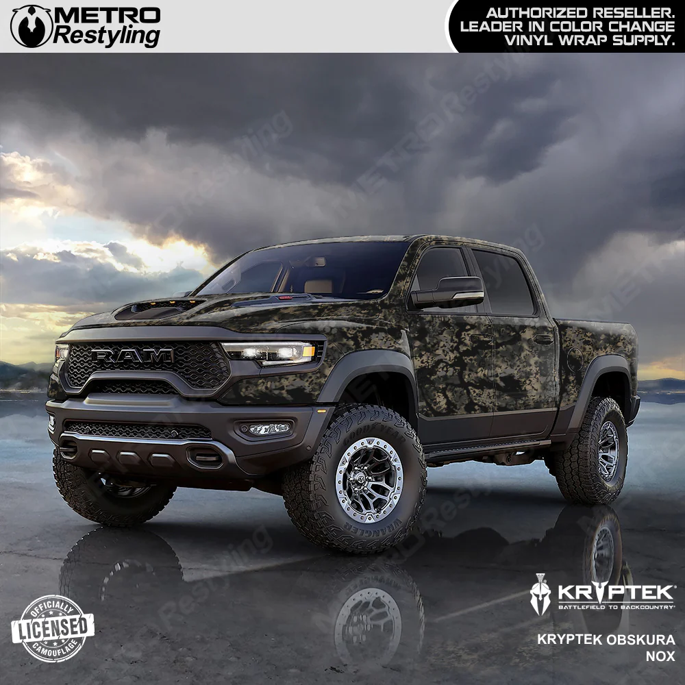 Kryptek Obskura Nox Camouflage Vinyl Wrap Film - Image 4