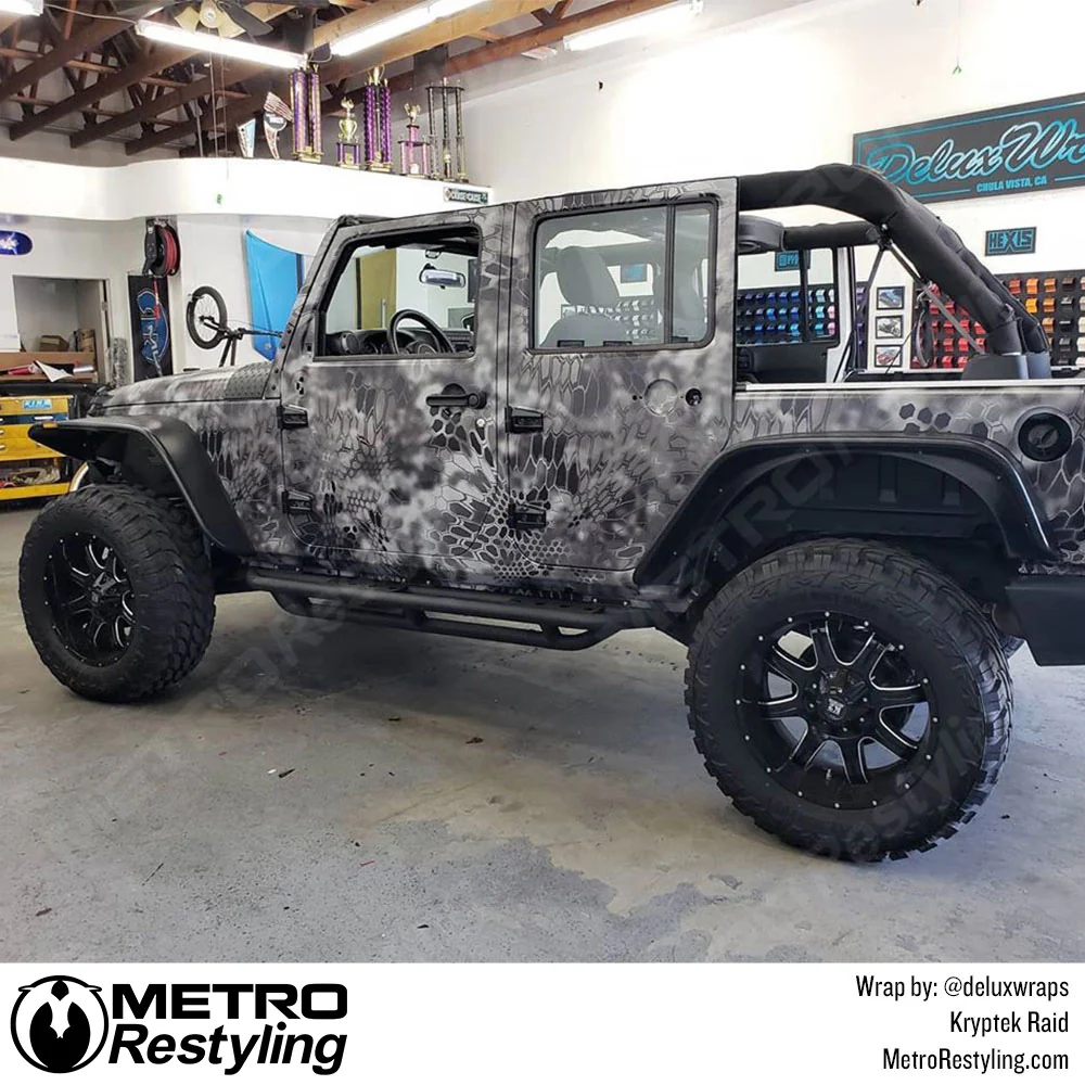 Kryptek Raid Camouflage Vinyl Wrap Film - Image 16