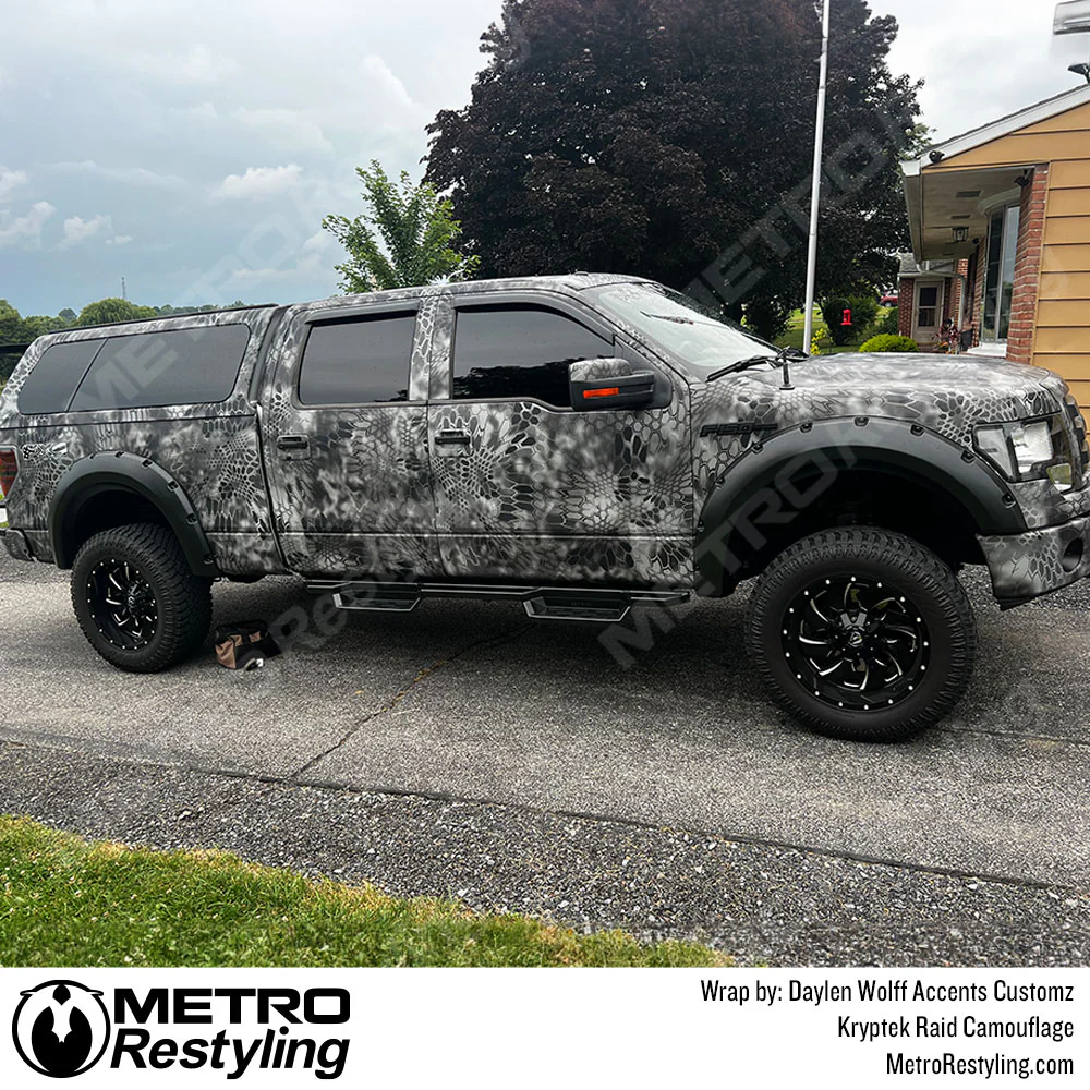 Kryptek Raid Camouflage Vinyl Wrap Film - Image 24