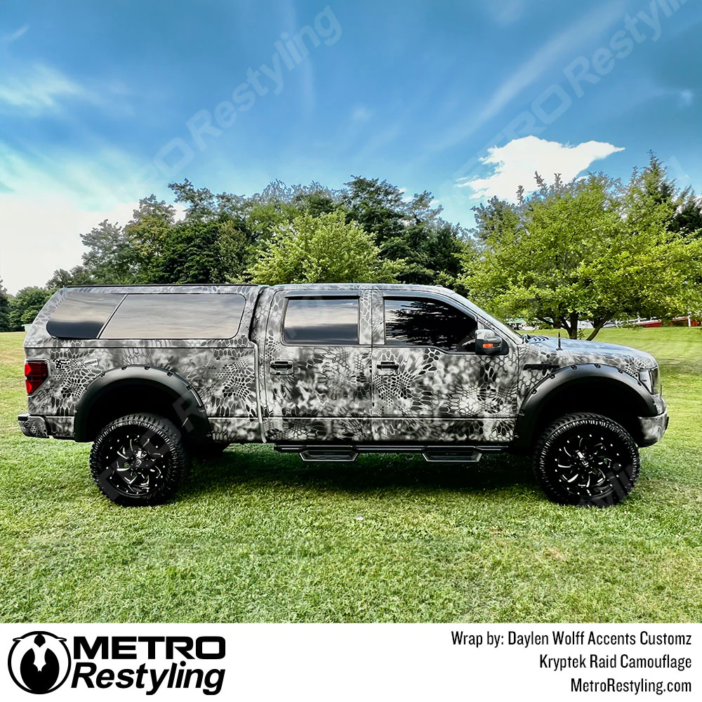Kryptek Raid Camouflage Vinyl Wrap Film - Image 25
