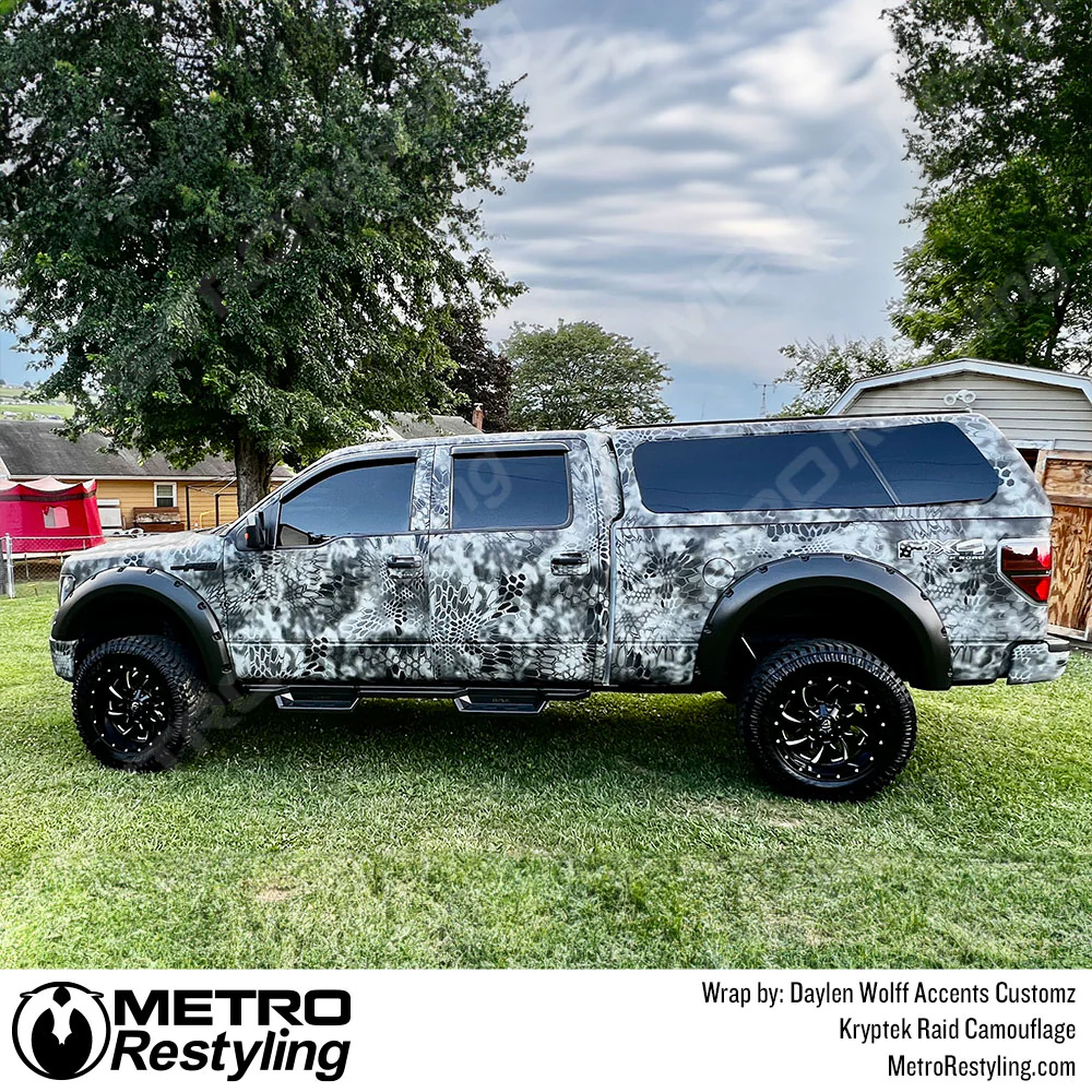 Kryptek Raid Camouflage Vinyl Wrap Film - Image 26